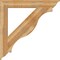 Ekena Millwork Funston Traditional Rough Sawn Bracket, Western Red Cedar, 6"W x 48"D x 48"H BKT06X48X48FST01RWR - alternate 2